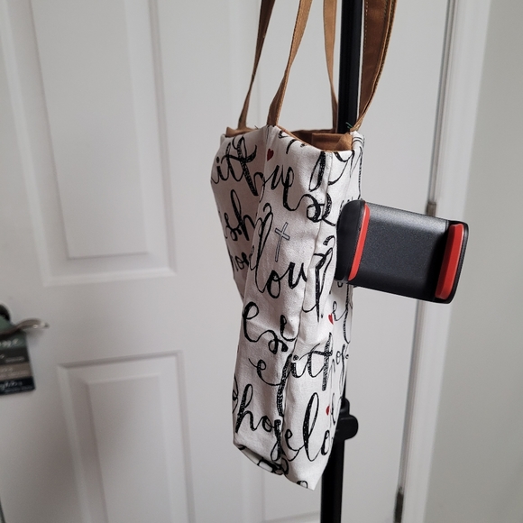 DCNC Faith & Hope Black & White Tote - Picture 7 of 13